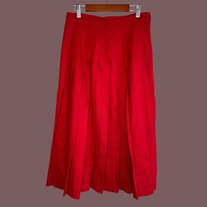 Vintage Pendleton Pleated Wool Skirt